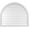 Ekena Millwork Round Top Surface Mount PVC Gable Vent: Functional, w/ 2"W x 2"P Brickmould Sill Frame, 42"W x 36"H GVPRT42X3603SF - alternate 1